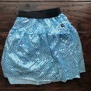 Sparkle Athletic skirt, light blue